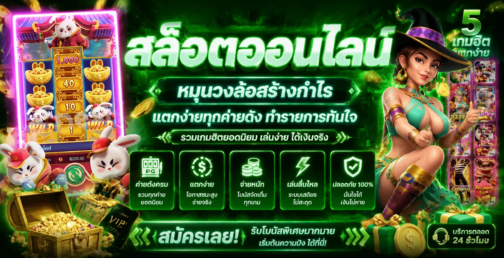 แบนเนอร์หน้ารวมสล็อตออนไลน์ Maxspin จัดกลุ่มค่ายเกมสล็อตเว็บตรง